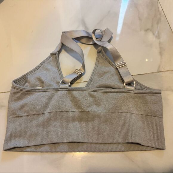 H&M Light Gray Ribbed Bralette#23 - Picture 2 of 3